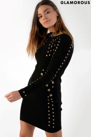 Glamorous Stud Jumper Dress